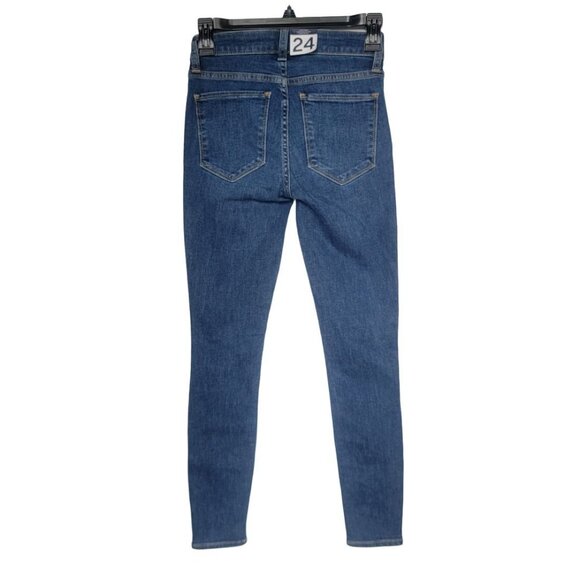 ❤️GAP Women 24/00R Mid Rise Universal Stretch Jegging Skinny Ankle Jean Blue New - Picture 3 of 6